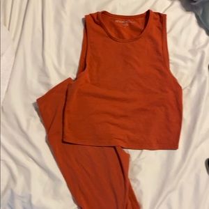 Beyond Yoga Set (midi leggings & crop top)